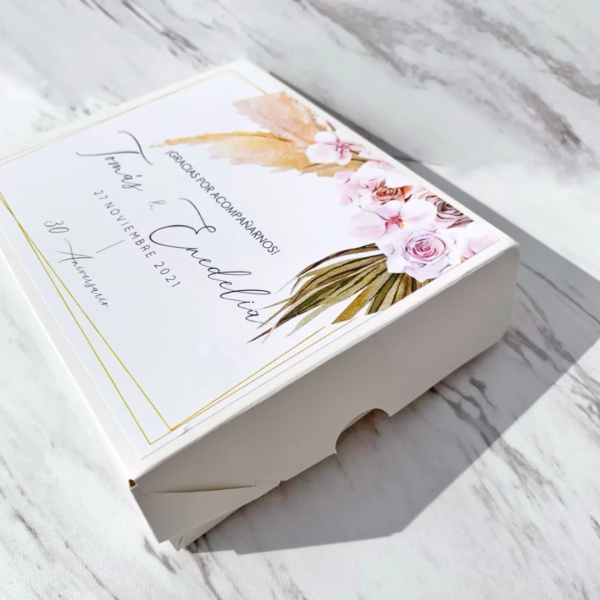 Caja de pastel personalizada