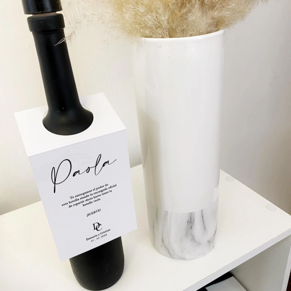 Etiqueta para Botella de Vino
