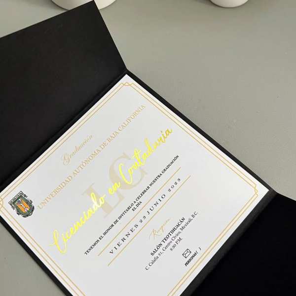 Invitación para Graduación